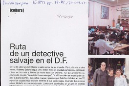 Ruta de un detective salvaje en el D. F.