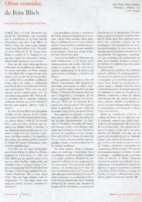Obras reunidas de Iván Illich