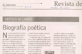 Biografía poética