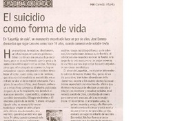 El suicidio como forma de vida