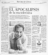El apocalipsis de la era televisiva