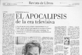 El apocalipsis de la era televisiva