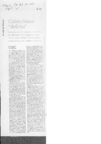 Colombiano "defeño"