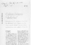 Colombiano "defeño"