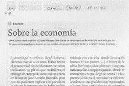 Sobre la economía