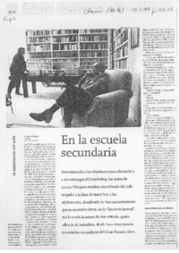 En la escuela secundaria