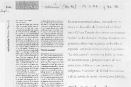 El Nobel rebelde (entrevista)