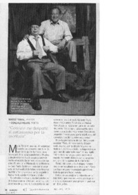 "Gonzalo me despertó el entusiasmo por la escritura"