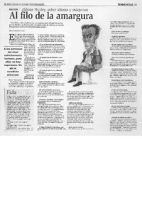 Al filo de la amargura (entrevista)