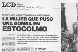 La mujer que puso una bomba en Estocolmo