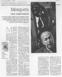 Mosquera está observando