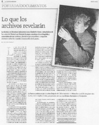 Lo que los archivos revelarán