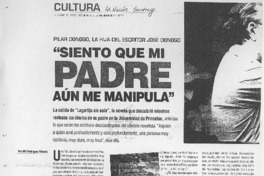 "Siento que mi padre aún me manipula" (entrevista)
