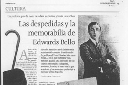Las despedidas y la memorabilia de Edwards Bello
