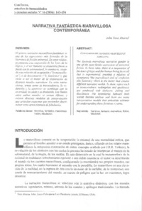 Narrativa fantástica-maravillosa contemporánea