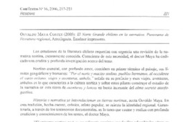 El norte grande chilneo en la narrativa