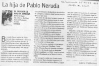 La hija de Pablo Neruda