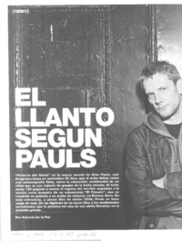 El llanto según Pauls (entrevista)
