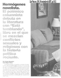 El polémico culumnista debuta en literatura --