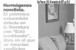 El polémico culumnista debuta en literatura --