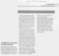 "Ferdydurke" con prólogo de Roberto Brodsky