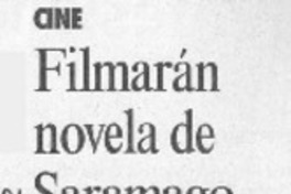 Filmarán novela de Saramago