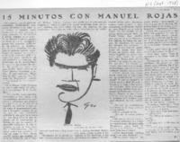 15 minutos con Manuel Rojas (entrevista)