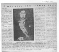 15 minutos con Tomás Lago (entrevista)