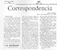 Correspondencia