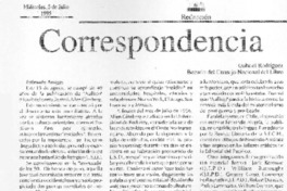 Correspondencia