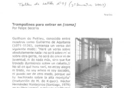 Trampolines para entrar en (coma)