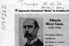 Alberto Blest Gana  [artículo]
