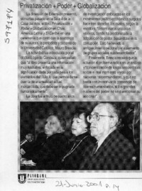 Privatización + poder + globalización  [artículo]