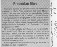 Presentan libro  [artículo]