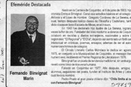 Efeméride destacada  [artículo]