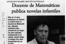 Docente de matemáticas publica novelas infantiles  [artículo]