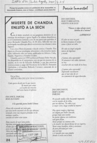 Muerte de Chandía enlutó a la SECH  [artículo]