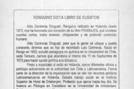 Renguino edita libro de cuentos  [artículo]