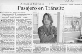 Pasajero en tránsito  [artículo] Carolina Andonie Dracos