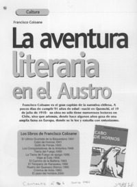 La aventura literaria en el Austro  [artículo]