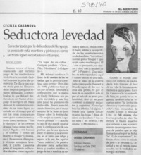 Seductora levedad  [artículo] Bruno Cuneo