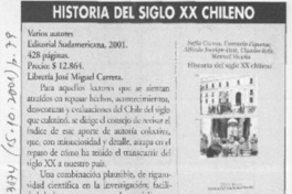 Historia del siglo XX chileno  [artículo] Max Demian