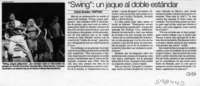 "Swing", un jaque al doble estándar  [artículo] Andrea González