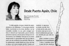 Desde Puerto Aysén, Chile  [artículo]