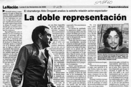 La doble representación  [artículo]