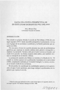 Hacia una nueva perspectiva de En este lugar sagrado de Poli Délano