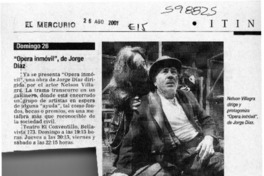 "Opera inmóvil" de Jorge Díaz  [artículo]