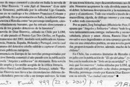 Detective Heredia habla italiano  [artículo] Lector