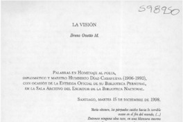 La visión  [artículo] Breno Onetto M.