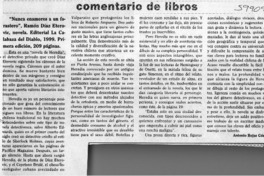 "Nunca enamores a un forastero"  [artículo] Antonio Rojas Gómez